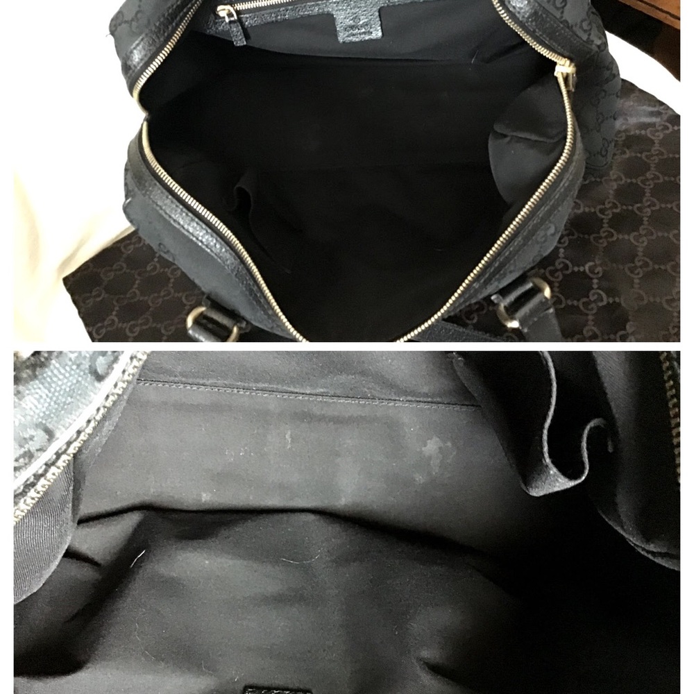 SOLD🎉🎉GUCCI Guccissima  Charmy Boston Black  Bag - Picture 6 of 8